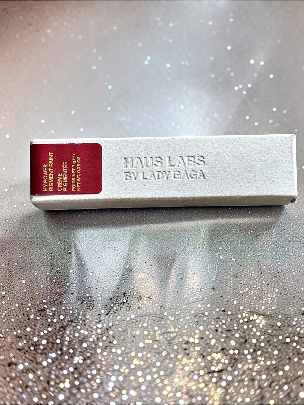 Haus Labs by Lady Gaga Hy-Power Eye, Cheek & Lip Pigment Paint Burgundy Shimmer